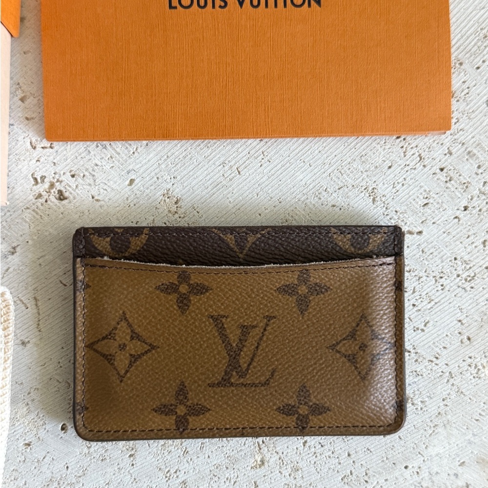 Louis Vuitton Brown Monogram Card Holder